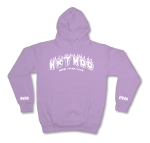 "FLAME" Pullover Sweatshirt (Lilac)